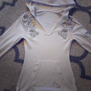Guess long sleeve shirt with hood